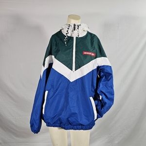 Members Only Color Block Pullover Jacket
